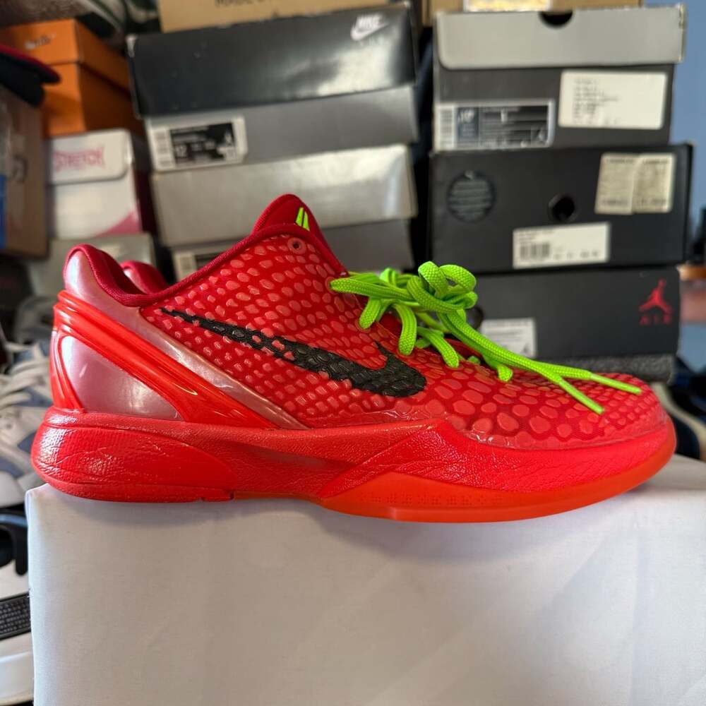 Nike Zoom Kobe 6 Protro Reverse Grinch Basketball Shoes